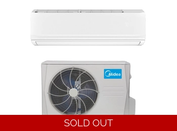 Midea 24000 BTU High-Efficiency Mini Split Unit + Hyper -22°F, 23.5 SEER2 13.7 EER 10.5 HSPF, E-Star